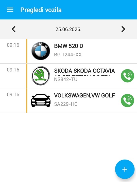 AutoTEK android aplikacija